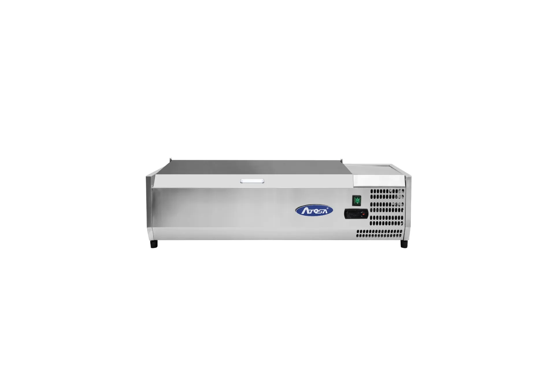 [ATOT-ESL3880S] Atosa opzetvitrine VRX 33 - GN 1/4 - met inox deksel (5 x GN 1/4 - 120 cm)