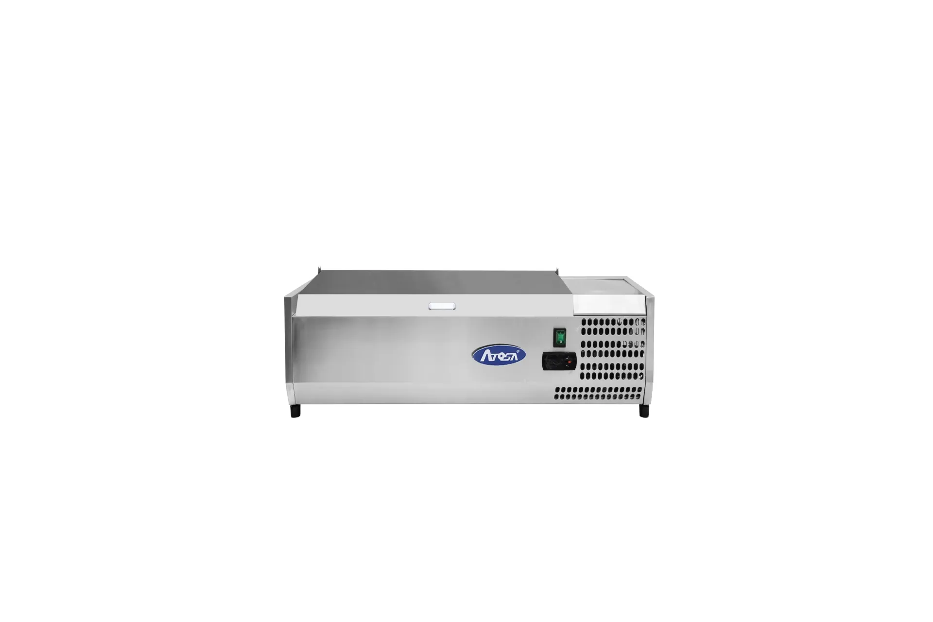 [ATOT-ESL3881S] Atosa opzetvitrine VRX 38 - GN 1/3 - met inox deksel (4 x GN 1/3 - 120 cm)