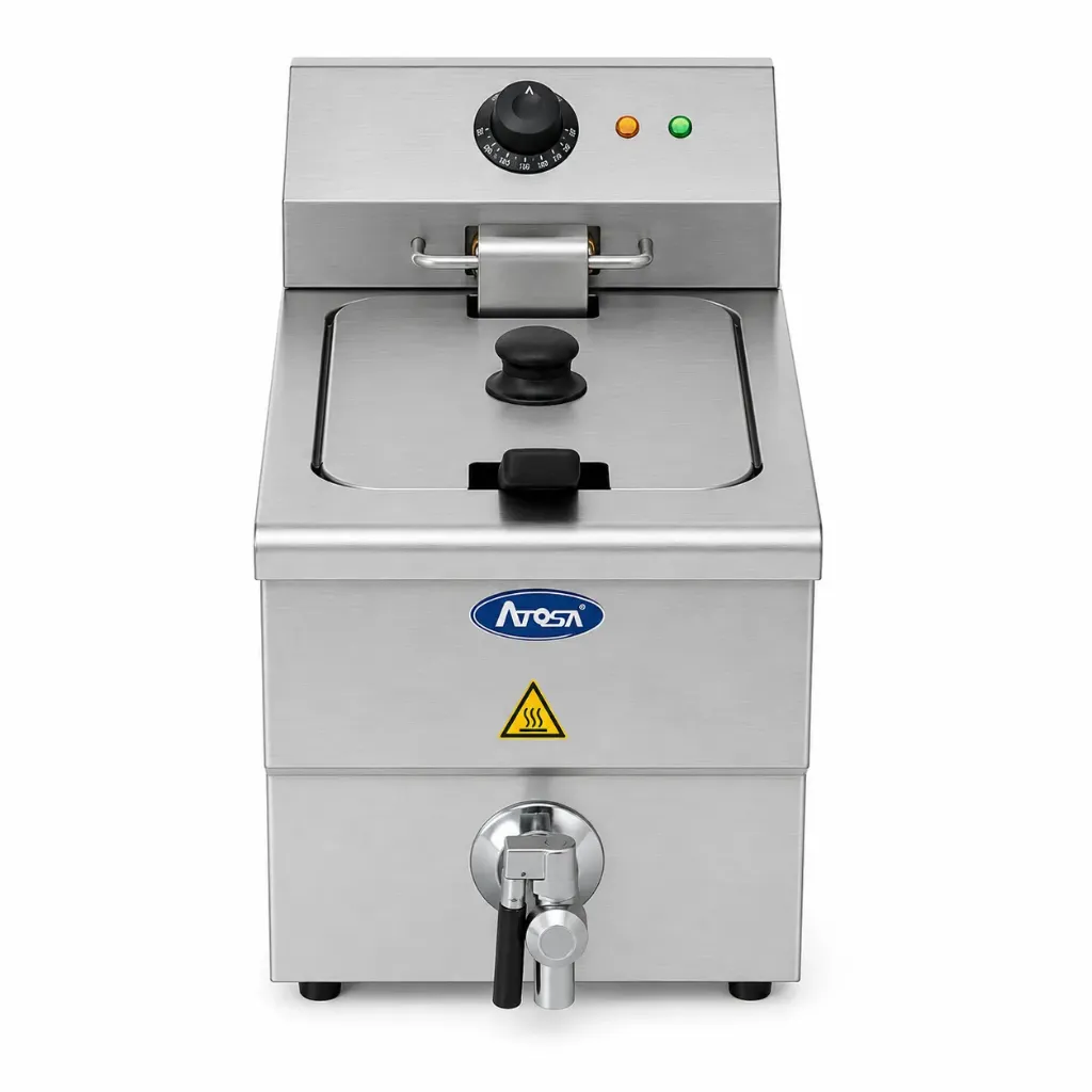 [ATOT-ATEF-08L] Atosa Opzetfriteuse 2 x 8L (Enkel)